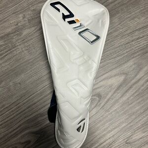 TaylorMade White Golf Club Headcover with Black Accents